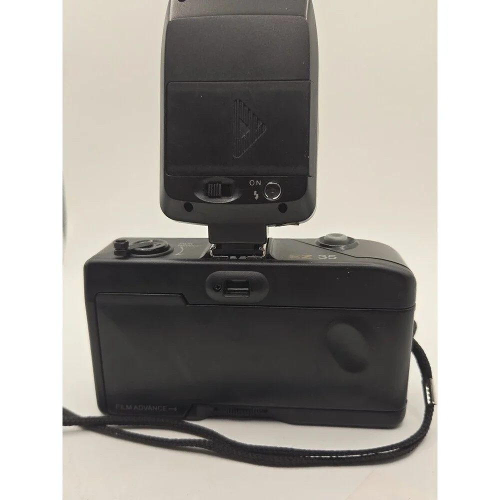 Vivitar EZ35 35mm Point & Shoot Film Camera w/ EZ10 Flash – Flash Works